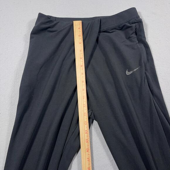 Nike Dri-FIT Pants Women Small Black Athletic Tapered 933436-010 Twist Waistband - Picture 5 of 10